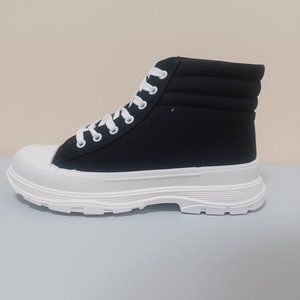 Arizona Womens Deva Black Flat Heel Booties Size 8.5 M